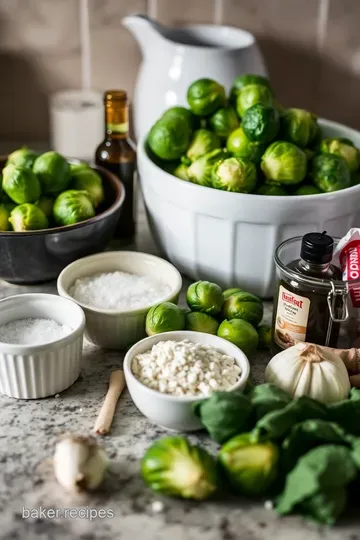 Perfectly Roasted Brussels Sprouts: A Crunchy Delight ingredients