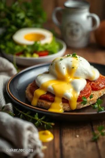 Poached Eggs Benedict with Creamy Hollandaise ingredients