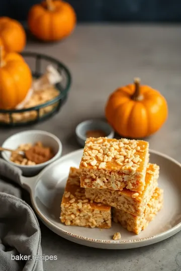 Pumpkin Pie Rice Krispie Treats Delight steps