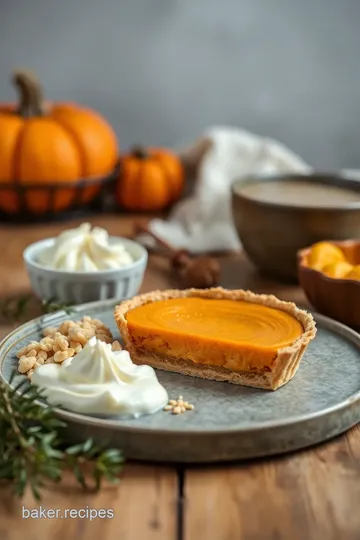 Pumpkin Tarte à la Bouillie ingredients