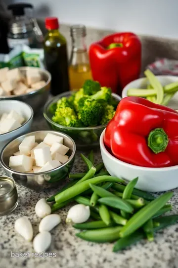Quick and Easy Tofu Stir-Fry: Colourful Veggie Delight ingredients