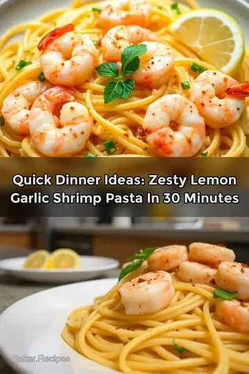Quick Dinner Ideas: Zesty Lemon Garlic Shrimp Pasta in 30 Minutes