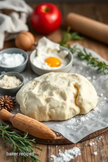 Quick & Flaky Pastry Dough ingredients