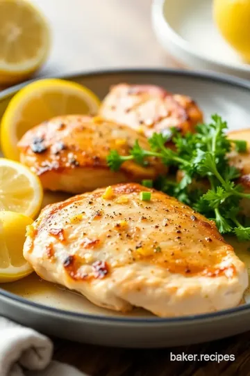 Perfectly Pan-Seared Chicken Breasts presentation