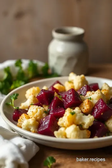 Roasted Cauliflower Beet Farro Salad steps