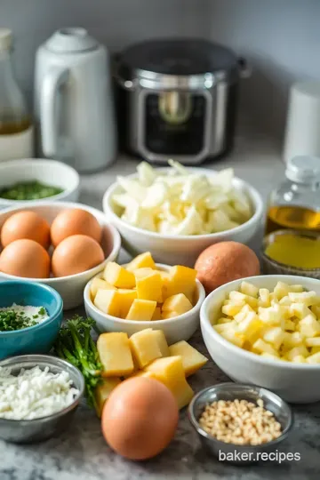 Rustic Potato Frittata: A Hearty Delight ingredients