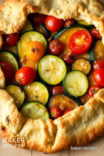 Rustic Vegetable Galette: Embracing Imperfection presentation