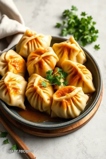 Savory Chicken Dumplings in 80 Minutes presentation