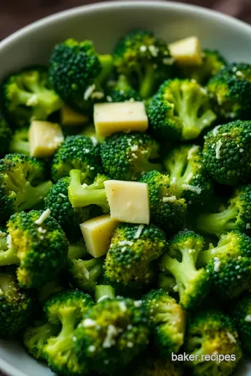 Savory Garlic Butter Frozen Broccoli presentation
