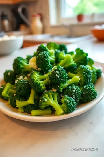 Savory Garlic Butter Frozen Broccoli steps