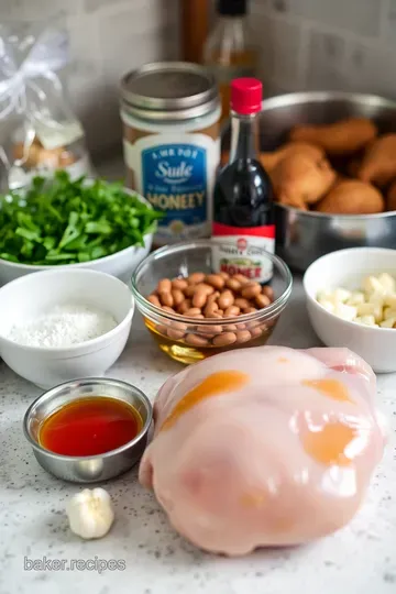 Savory Honey Garlic Chicken Thighs in a Slow Cooker ingredients