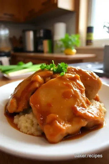 Savory Honey Garlic Chicken Thighs in a Slow Cooker steps