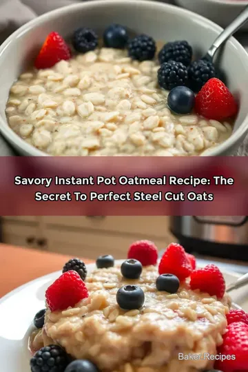 Savory Instant Pot Oatmeal Recipe: The Secret to Perfect Steel Cut Oats