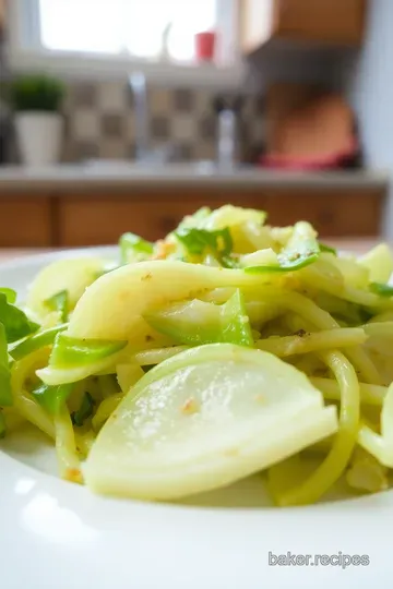 Savory Sautéed Cabbage with Garlic and Herbs steps