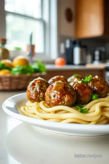 Savory Turkey Meatballs with Herbed Tomato Sauce steps