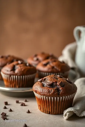 Skinny Double Chocolate Muffins steps