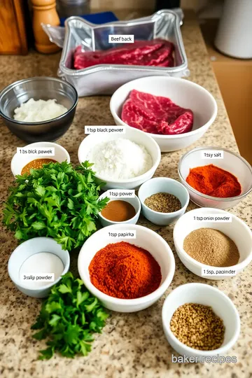 Homemade Beef Salami ingredients