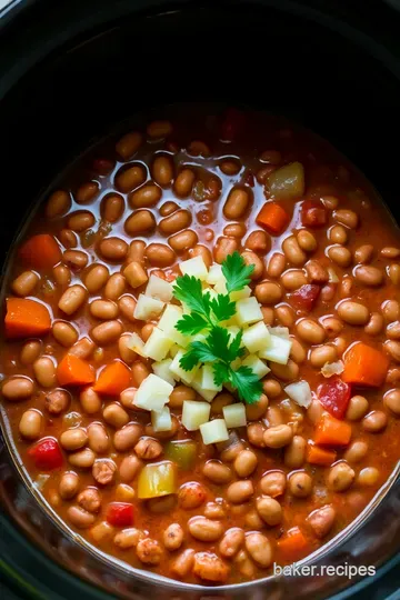 Slow-Cooked Pinto Bean Delight presentation