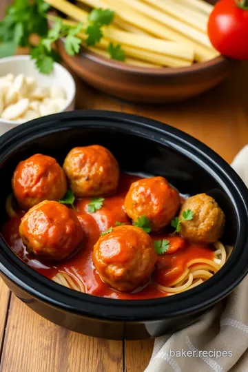 Slow Cooker Turkey Meatballs - Healthy Delight presentation