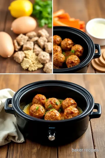 Slow Cooker Turkey Meatballs - Healthy Delight steps