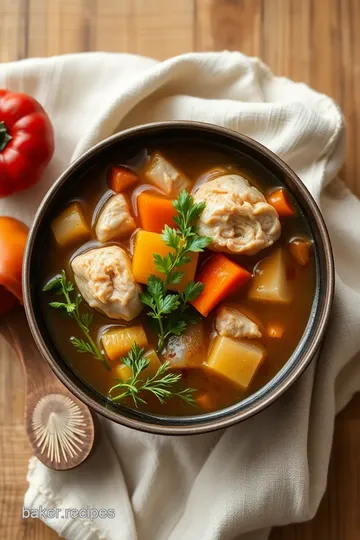 Slow Simmered Chicken Bone Broth Magic ingredients