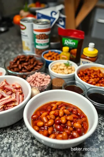 Smoked Baked Beans ingredients