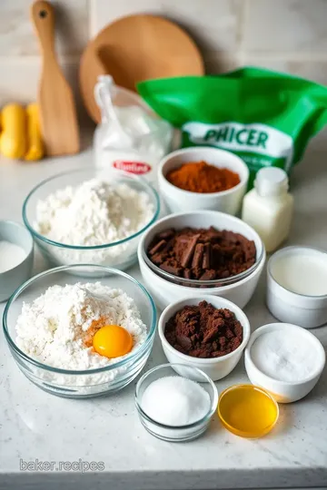 Soccer Cake ingredients