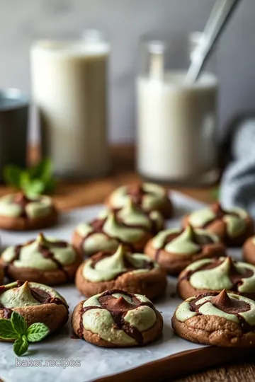 Soft-Baked Andes Mint Chocolate Cookies steps