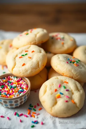 Soft-Baked Sprinkle Sugar Cookies presentation