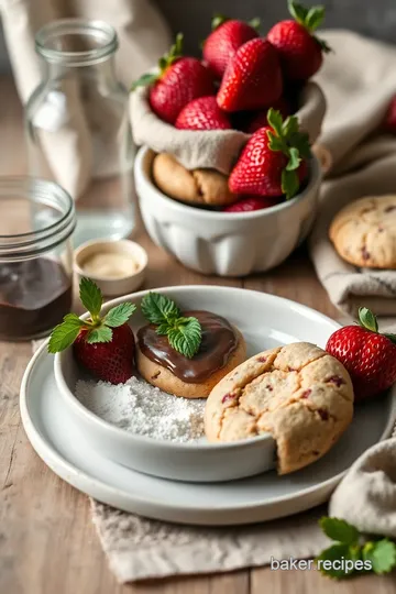 Soft Strawberry Chocolate Chip Cookies ingredients