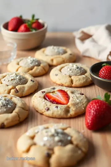 Soft Strawberry Chocolate Chip Cookies steps