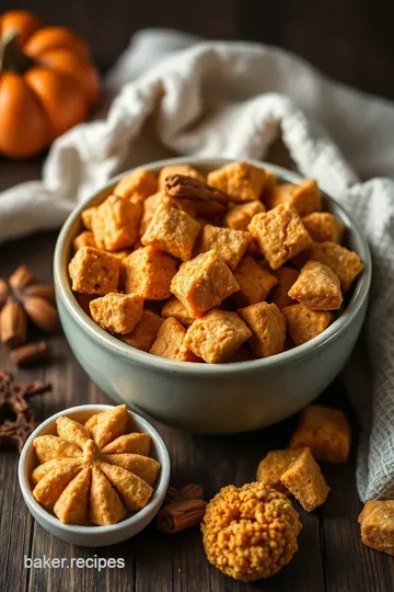 Spiced Pumpkin Delight Puppy Chow ingredients