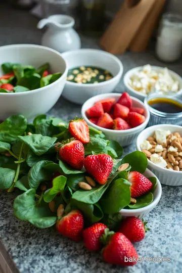 Spinach and Strawberry Salad: A Delightful Spring Treat ingredients