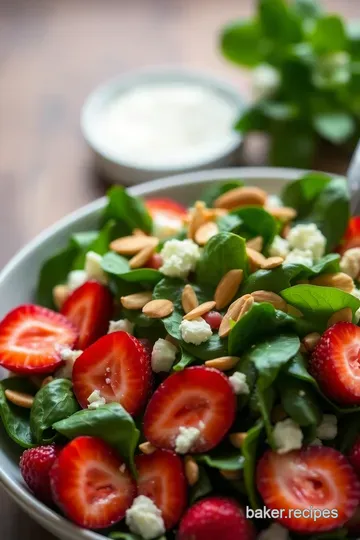 Spinach and Strawberry Salad: A Delightful Spring Treat presentation