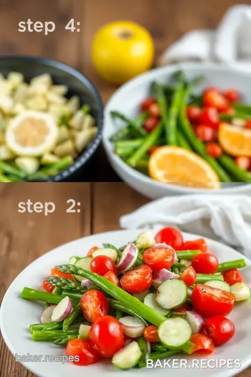 Spring Asparagus Spoon Salad steps