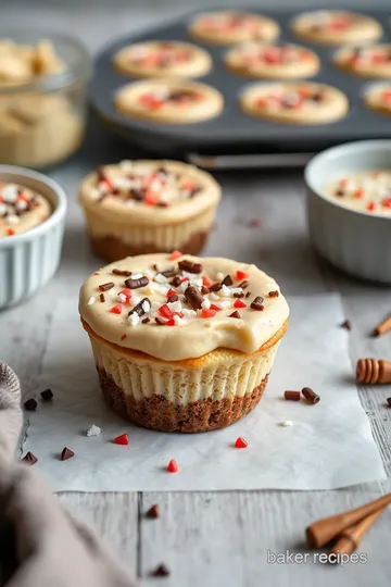 Sprinkle Cheesecake Cookie Cups Delight steps