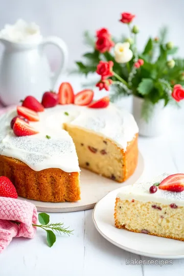 Star-Spangled American Flag Cake presentation