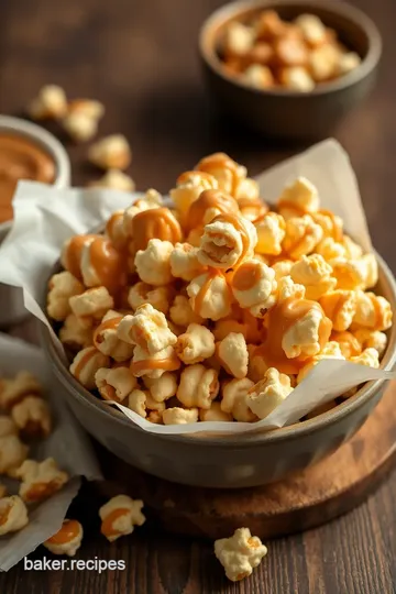 Sticky Peanut Butter Caramel Corn Delight steps