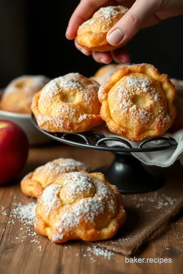 Sweet Apple Buttermilk Beignets Delight presentation