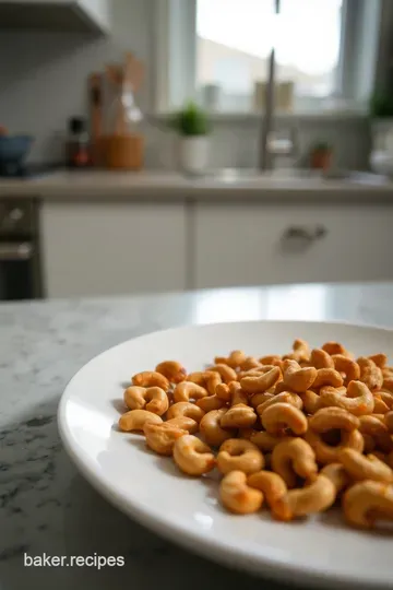 Sweet &amp Crunchy Honey Roasted Cashews steps