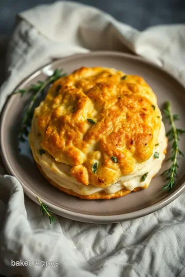 Tender Chicken Biscuits with Herb Butter presentation