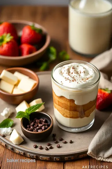 Tiramisu Affogato ingredients