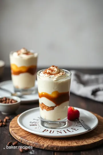 Tiramisu Affogato presentation