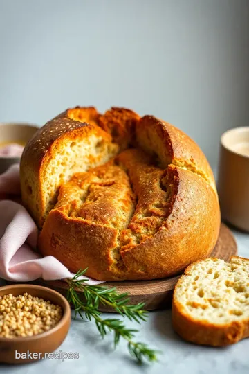 The Easiest Overnight No-Knead Bread presentation