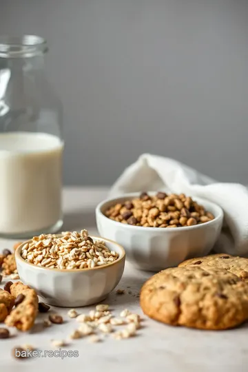 Thick and Chewy Oatmeal Raisinet Cookies ingredients