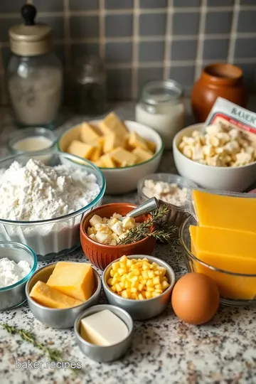 Thyme & Cheese Harmony Tart ingredients