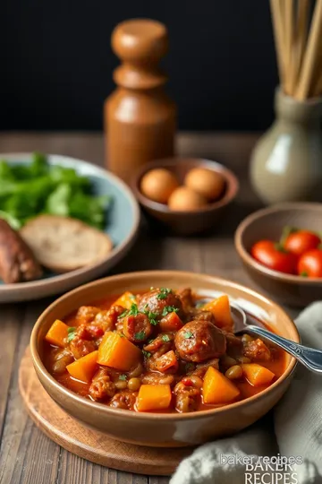 Turkey Sweet Potato Chili presentation