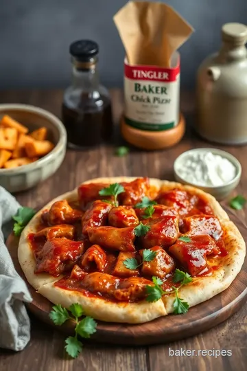 Ultimate BBQ Chicken Pizza Delight ingredients