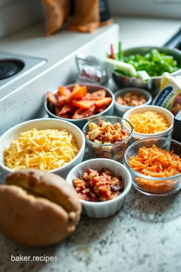 Ultimate Calories Loaded Baked Potato Recipe ingredients