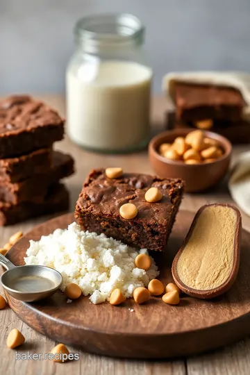 Ultimate Fudge Brownies with Peanut Butter Chips ingredients